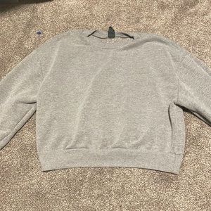 Gray crewneck